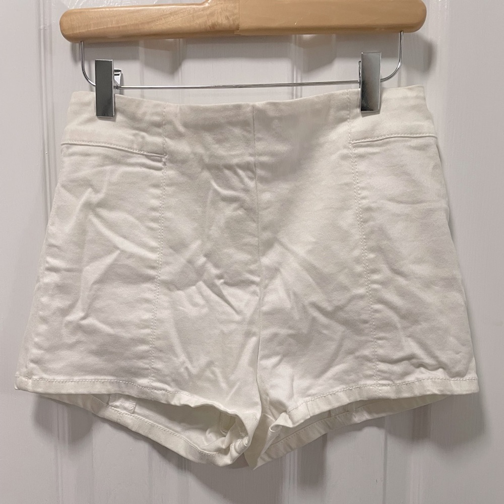 Forever 21 White High Rise Shorts